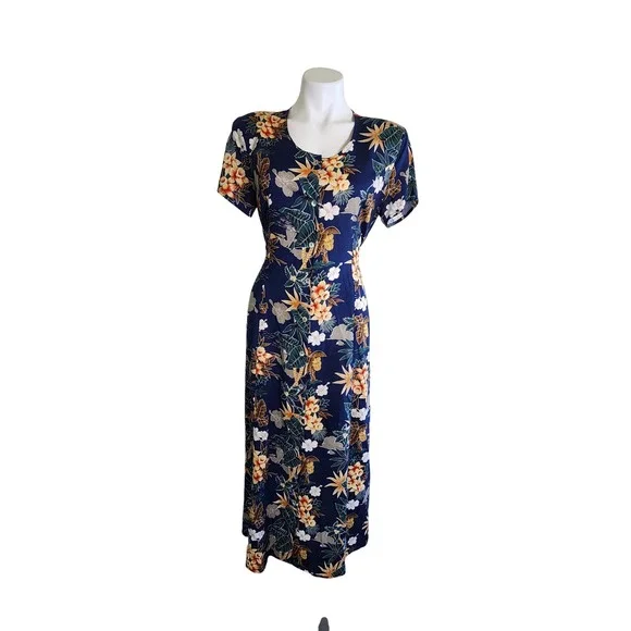 strapless open back dress Karen Alexander Lost in the Tropics Flare Dress XS/S  OMNIA